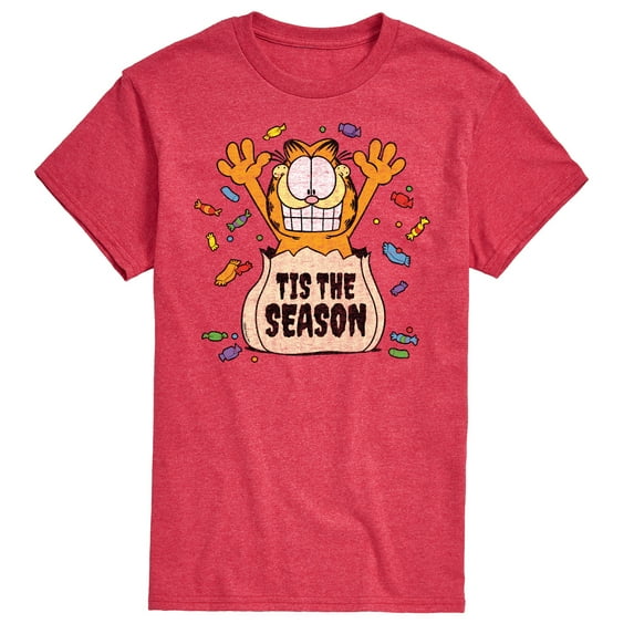 Garfield - Halloween Tis The Season - Men's Short Sleeve Graphic T-Shirt