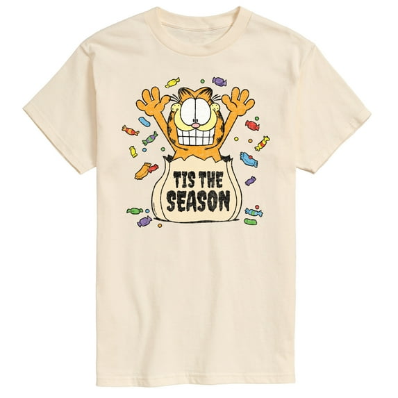 Garfield - Halloween Tis The Season - Men's Short Sleeve Graphic T-Shirt
