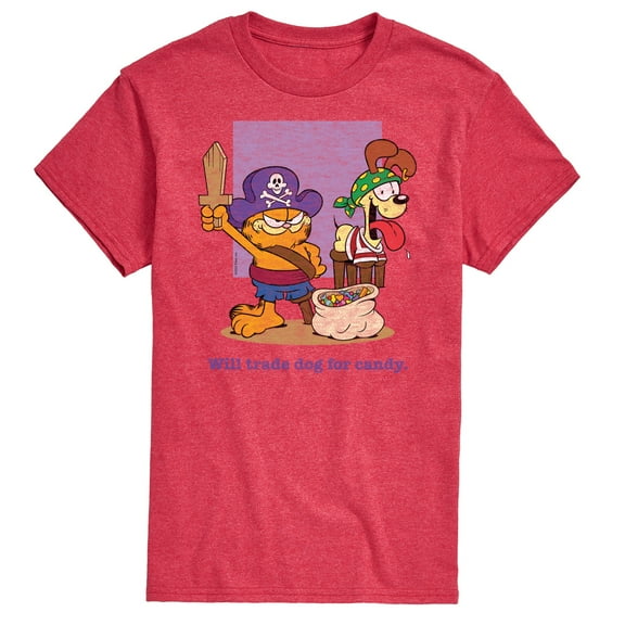 Garfield - Halloween Will Trade Dog For Candy - Men's Short Sleeve Graphic T-Shirt