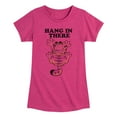 thumbnail image 1 of Garfield - Hang In There - Toddler & Youth Girls Short Sleeve Graphic T-Shirt, 1 of 5