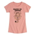 thumbnail image 1 of Garfield - Hang In There - Toddler & Youth Girls Short Sleeve Graphic T-Shirt, 1 of 5