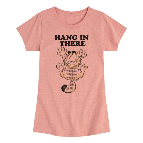 Garfield - Hang In There - Toddler & Youth Girls Short Sleeve Graphic T-Shirt