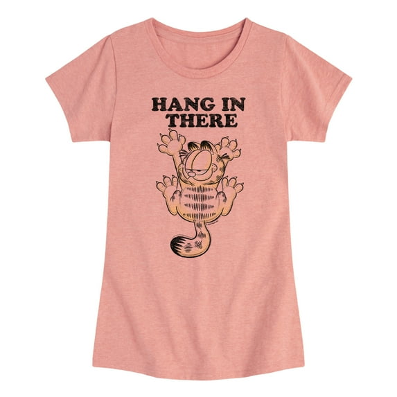 Garfield - Hang In There - Toddler & Youth Girls Short Sleeve Graphic T-Shirt