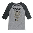 thumbnail image 1 of Garfield - Hang In There - Toddler & Youth Raglan Graphic T-Shirt, 1 of 5