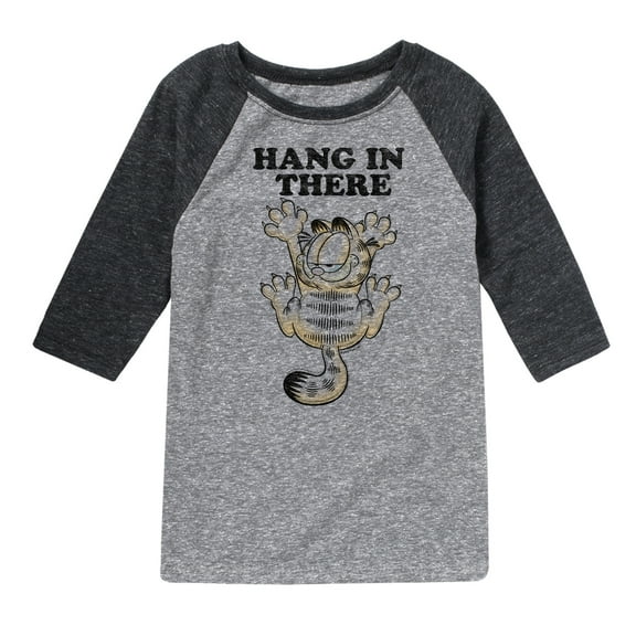 Garfield - Hang In There - Toddler & Youth Raglan Graphic T-Shirt