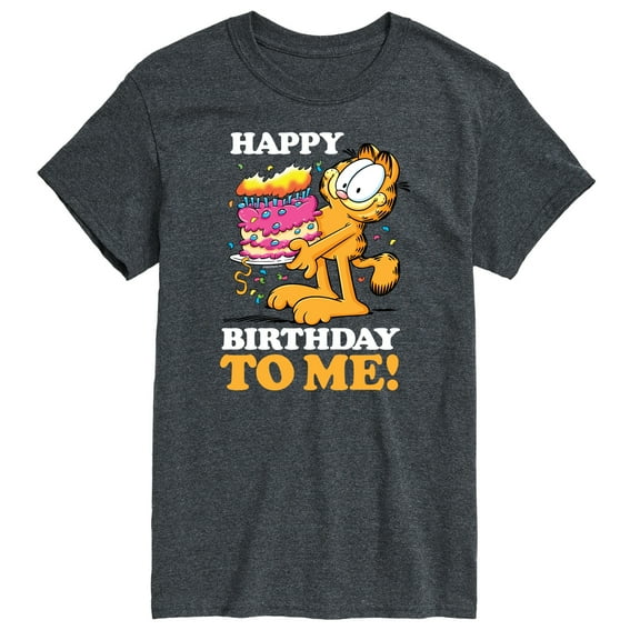 Garfield - Happy Birthday To Me - Men's Short Sleeve Graphic T-Shirt