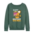 thumbnail image 1 of Garfield - Happy Birthday To Me - Women's Lightweight French Terry Long Sleeve Shirt, 1 of 5