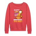 thumbnail image 1 of Garfield - Happy Birthday To Me - Women's Lightweight French Terry Pullover, 1 of 1