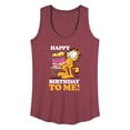 thumbnail image 1 of Garfield - Happy Birthday To Me - Women's Racerback Tank Top, 1 of 5