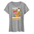 thumbnail image 1 of Garfield - Happy Birthday To Me - Women's Short Sleeve Graphic T-Shirt, 1 of 5