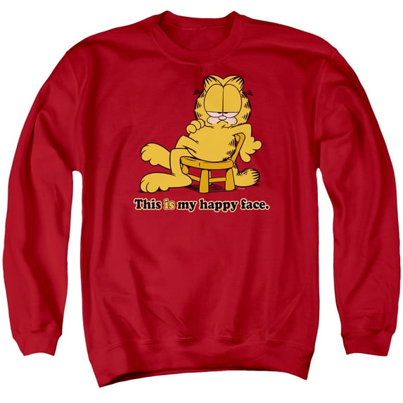 Garfield - Happy Face - Crewneck Sweatshirt - X-Large