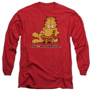 GARFIELD - Happy Face - Long Sleeve Shirt - Medium