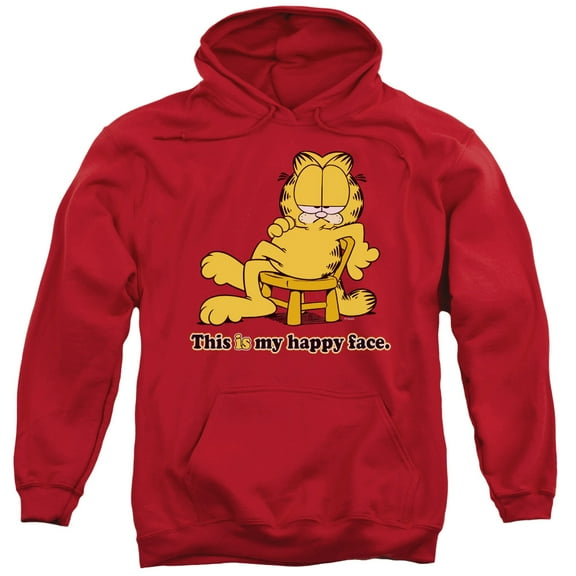 Garfield - Happy Face - Pull-Over Hoodie - Large