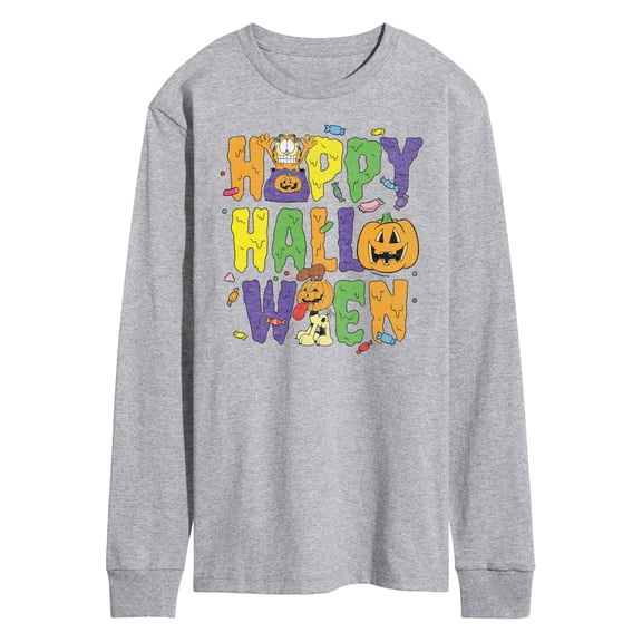 Garfield - Happy Halloween Icons - Men's Long Sleeve T-Shirt