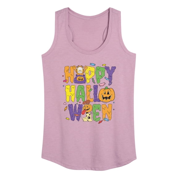 Garfield - Happy Halloween Icons - Women's Racerback Tank Top
