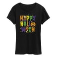 thumbnail image 1 of Garfield - Happy Halloween Icons - Women's Short Sleeve Graphic T-Shirt, 1 of 5