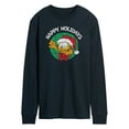 thumbnail image 1 of Garfield - Happy Holidays Wreath - Adult Long Sleeve Tee, 1 of 5