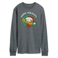 thumbnail image 1 of Garfield - Happy Holidays Wreath - Adult Long Sleeve Tee, 1 of 5
