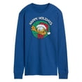 thumbnail image 1 of Garfield - Happy Holidays Wreath - Adult Long Sleeve Tee, 1 of 5