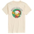 thumbnail image 1 of Garfield - Happy Holidays Wreath Christmas - Men's Short Sleeve Graphic T-Shirt, 1 of 5