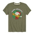 thumbnail image 1 of Garfield - Happy Holidays Wreath - Toddler And Youth Short Sleeve Graphic T-Shirt, 1 of 5