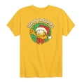 thumbnail image 1 of Garfield - Happy Holidays Wreath - Toddler And Youth Short Sleeve Graphic T-Shirt, 1 of 5