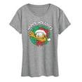 thumbnail image 1 of Garfield - Happy Holidays Wreath - Women's Short Sleeve Graphic T-Shirt, 1 of 5