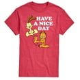 thumbnail image 1 of Garfield - Have A Nice Day - Garfield and Odie - Men's Short Sleeve Graphic T-Shirt, 1 of 5