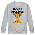 thumbnail image 1 of Garfield -  Have A Nice Day - Men's Crew Neck Fleece Pullover, 1 of 5