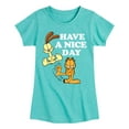 thumbnail image 1 of Garfield - Have A Nice Day - Toddler And Youth Girls Short Sleeve Graphic T-Shirt, 1 of 5
