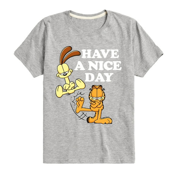 Garfield - Have A Nice Day - Toddler And Youth Short Sleeve Graphic T-Shirt