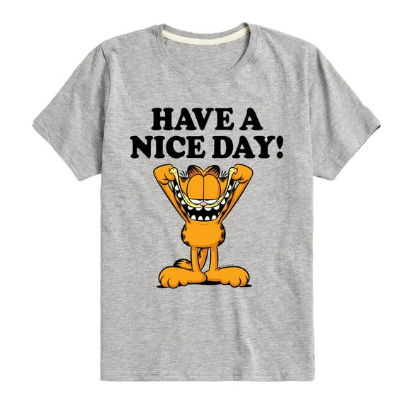 Garfield - Have A Nice Day - Toddler And Youth Short Sleeve Graphic T-Shirt