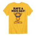 thumbnail image 1 of Garfield - Have A Nice Day - Toddler And Youth Short Sleeve Graphic T-Shirt, 1 of 5