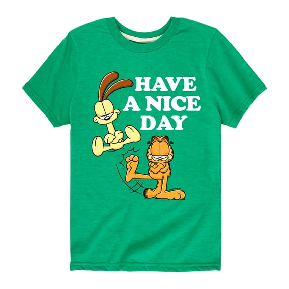 Garfield - Have A Nice Day - Toddler And Youth Short Sleeve Graphic T-Shirt