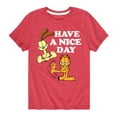 thumbnail image 1 of Garfield - Have A Nice Day - Toddler And Youth Short Sleeve Graphic T-Shirt, 1 of 5