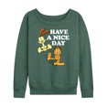 thumbnail image 1 of Garfield - Have A Nice Day - Women's Lightweight French Terry Long Sleeve Shirt, 1 of 5