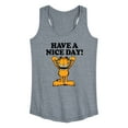 thumbnail image 1 of Garfield - Have A Nice Day - Women's Racerback Tank Top, 1 of 5