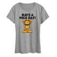 thumbnail image 1 of Garfield - Have A Nice Day - Women's Short Sleeve Graphic T-Shirt, 1 of 5