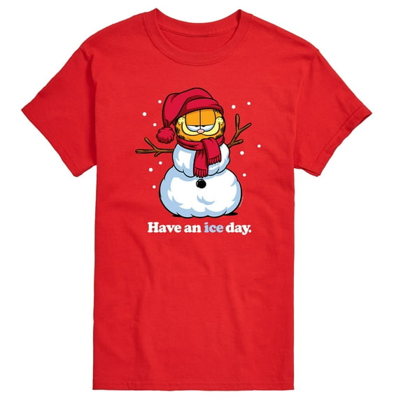Garfield - Have An Ice Day Christmas - Men's Short Sleeve Graphic T-Shirt