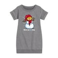 thumbnail image 1 of Garfield - Have An Ice Day - Toddler And Youth Girls Fleece Dress, 1 of 1