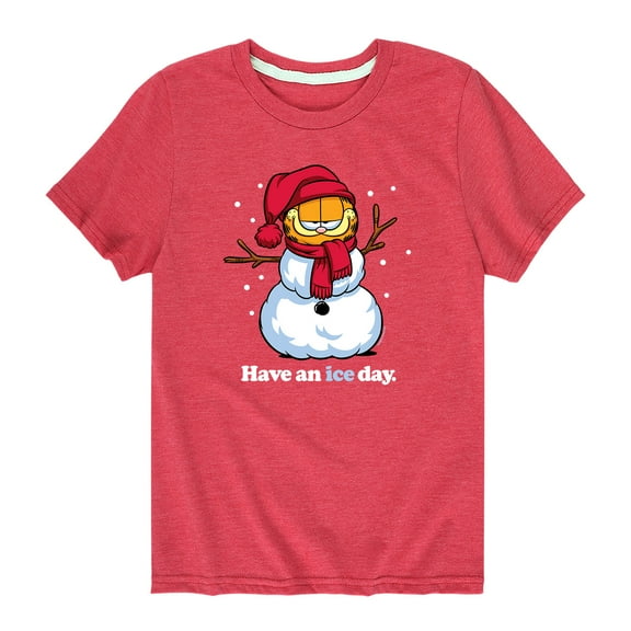 Garfield - Have An Ice Day - Toddler And Youth Short Sleeve Graphic T-Shirt