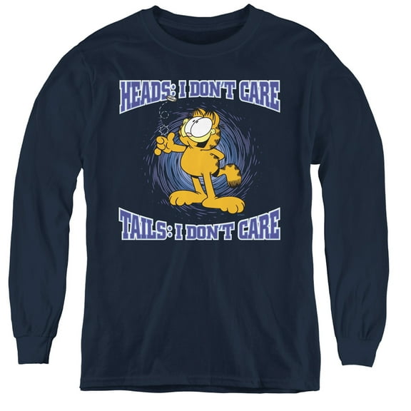 Garfield - Heads Or Tails - Youth Long Sleeve Shirt - Medium