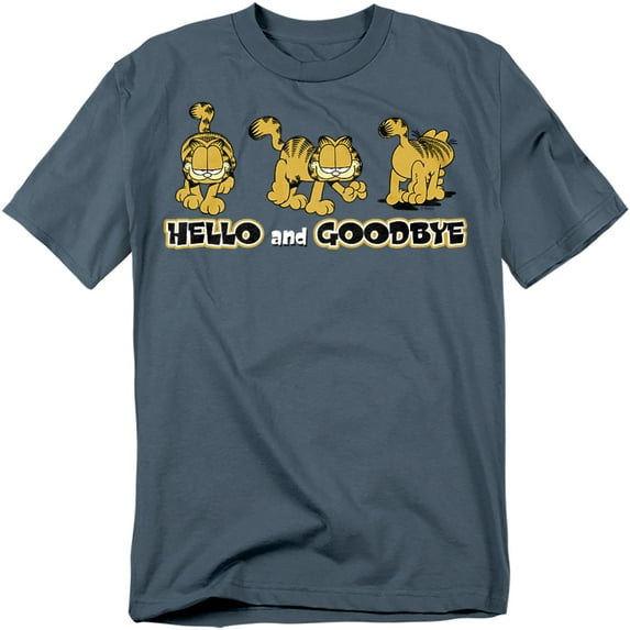 Garfield T-Shirt Hello And Goodbye Unisex Graphic Tee For Men & Women