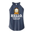 thumbnail image 1 of Garfield - Hello Go Home Now - Juniors High Neck Tank Top, 1 of 5