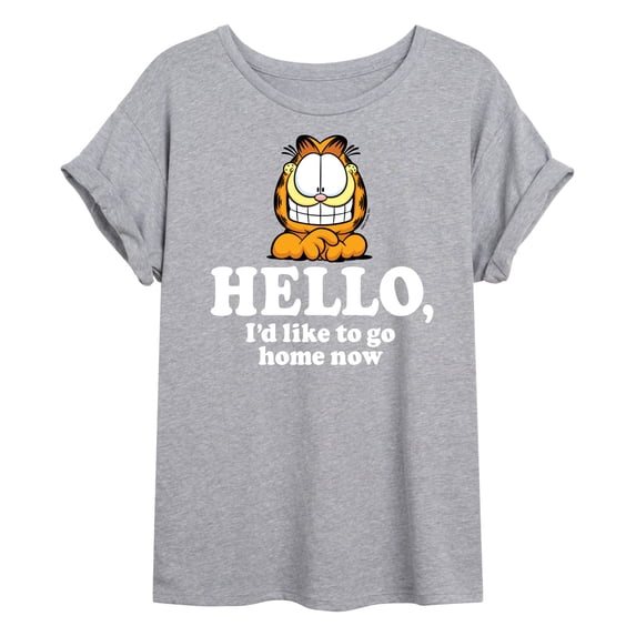 Garfield - Hello Go Home Now - Women's Oversized T-Shirt