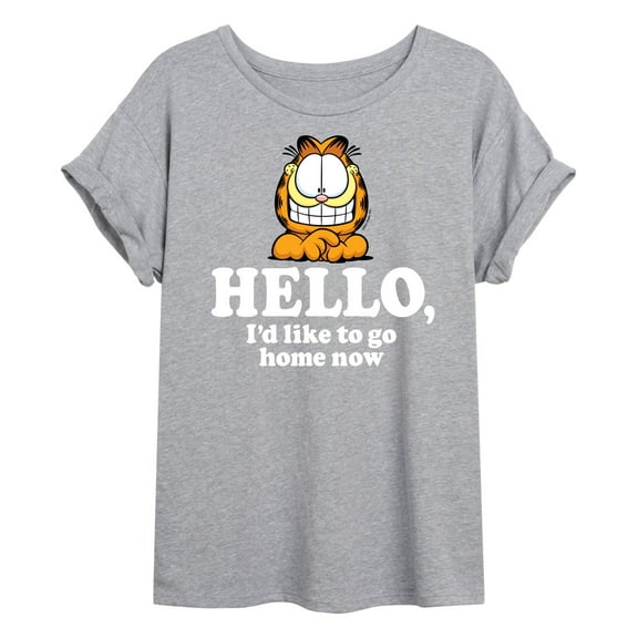 Garfield - Hello Go Home Now - Women's Oversized T-Shirt