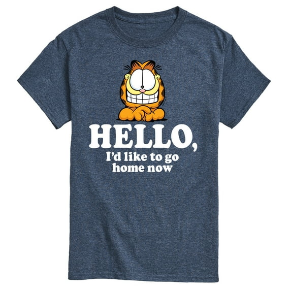 Garfield - Hello Go Home Now - Men's Short Sleeve Graphic T-Shirt
