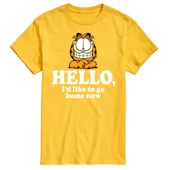 Garfield - Hello Go Home Now - Men's Short Sleeve Graphic T-Shirt