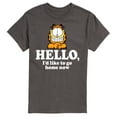 thumbnail image 1 of Garfield - Hello Go Home Now - Men's Short Sleeve Graphic T-Shirt, 1 of 5