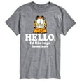 thumbnail image 1 of Garfield - Hello Go Home Now - Men's Short Sleeve Graphic T-Shirt, 1 of 5
